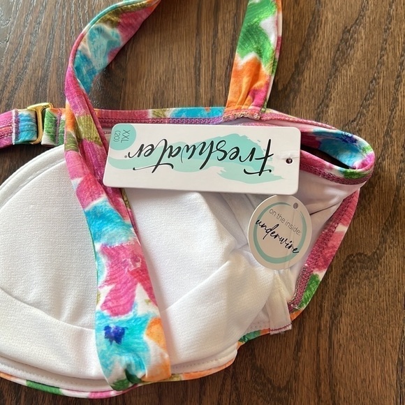 NWT Bikini water wardrobe with this women's Freshwater underwire bikini top XXL - Picture 7 of 8